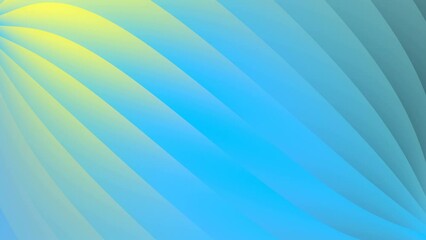 Leinwandbilder - Trendy colorful wave gradient digital seamless loop animation. 3d rendering 4K