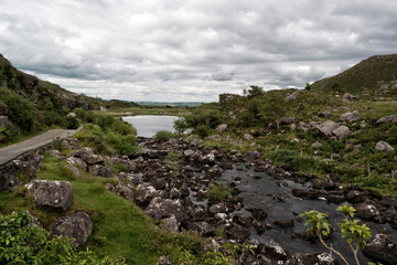 Wall Mural - Coosaun Lough on the Gap of Dunloe