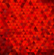 Abstract geometric background with red triangles. Geometric texture. Vector illustration. Eps 10