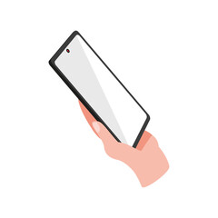 Sticker - smartphone in hand