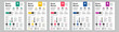 © alexdndz - DIN A3 business brand manual templates set. Company identity brochure page. Banner with infographic for marketing research and financial data analysis. Vector layout design for poster, cover, brochure