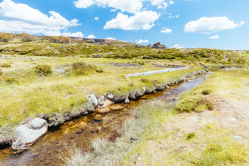 Canvas Print - Langford Gap near Falls Creek in Australia