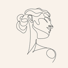 Contemporary Line Art Of A Face Free Stock Photo - Public Domain Pictures