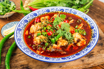 Poster - A Chinese delicacy: boiled fish