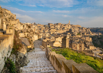 Wall Mural - Matera - The cityscape  in the morning light