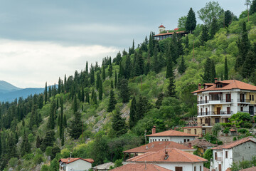 Historical picturesque Greek Village - old town Kastoria