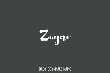 Canvas Print - Baby Boy Name 
