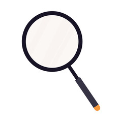 Canvas Print - magnifying glass icon