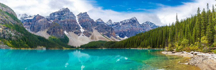 Canvas Print - Lake Moraine, Banff