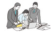 © kabu - パソコンで打ち合わせをするビジネスパーソン