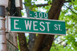 East West Street - an unlikely street sign