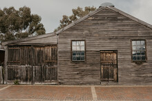 Old Historic Blacksmith Building On A Country Street.