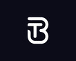 BT TB Logo Design , Initial Based TB BT Monogram
