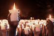 Candle Held Up Vigil Candlelight Mass 3D Render