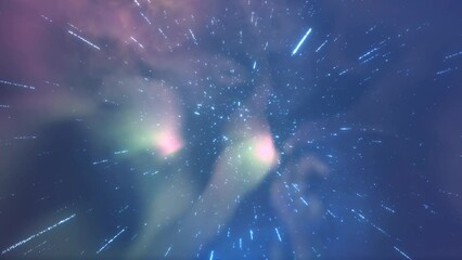 universe space stars background 3d render