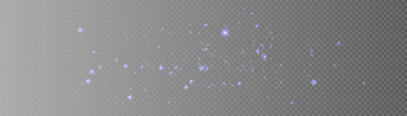 Wall Mural - light effect with lots of shiny shimmering particles isolated on transparent background. vector star