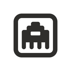 Poster - Ethernet port icon