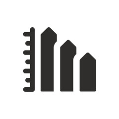 Poster - Growth bar chart icon