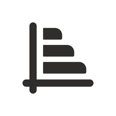 Poster - Horizontal statistics icon