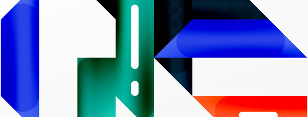 Background minimal geometric composition. Lines design vector illustration for wallpaper banner background or landing page