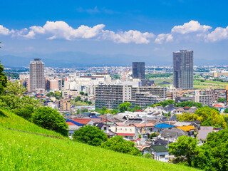 郊外の住宅地　東京