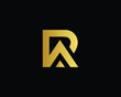 RA Logo Design , Initial Based RA Monogram 