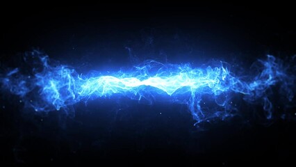 Wall Mural - shockwave explosion particles background loop/ 4k animation of an abstract space shockwave particles
