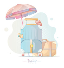 Flat Travel Illustration