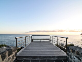 Wall Mural - Sunrise Pier