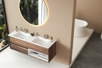 modern bathroom interior