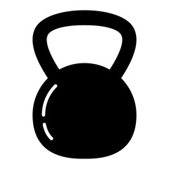 Wall Mural - Kettlebell Icon