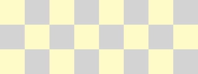 Wall Mural - Checkerboard banner. Light grey and Beige colors of checkerboard. Big squares, big cells. Chessboard, checkerboard texture. Squares pattern. Background.