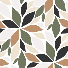 abstract seamless floral pattern