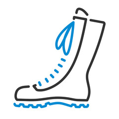 Poster - Hiking Boot Icon