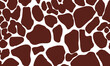 Vector giraffe print pattern animal Seamless. Giraffe skin abstract for printing, cutting, home decorate and more.
