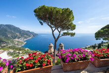 Garden At The Villla Rufolo, Amalfi Coast, Italy