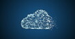 Conceptual image of cloud computing data security