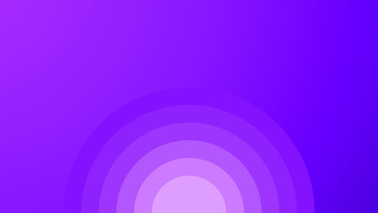 Wall Mural - purple gradient backdrop with concentric circles