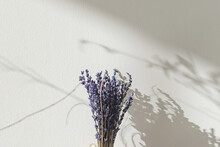 Dried Lavender Bouquet With Hands