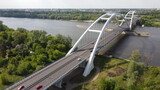 Fototapeta Most - Toruń, most gen Elżbiety Zawackiej