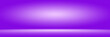 Leinwandbild Motiv Studio Background Concept - abstract empty light gradient purple studio room background for product. Plain Studio background.