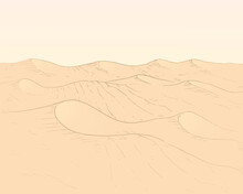 Design Of Desert Illustration