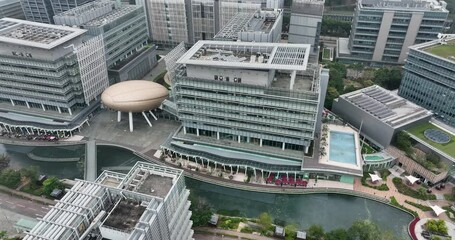 Poster - Top view of Hong Kong Science Park