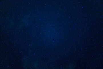 Wall Mural - starry sky with stars, the Milky Way and the galaxy at night on a dark blue background