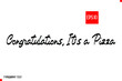 © BlueMistFilmStudios - Congratulations, It's a Pizza Creative Calligraphic Text Phrase