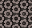 japanese sakura seamless pattern dark grey