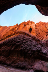 Wall Mural - The great canyon in Kuche Xinjiang China