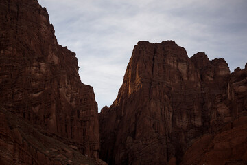 Wall Mural - The great canyon in Kuche Xinjiang China