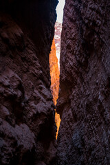 Wall Mural - The great canyon in Kuche Xinjiang China