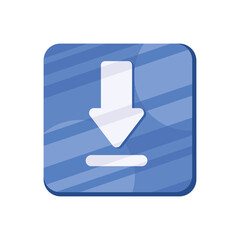 Poster - arrow download app button